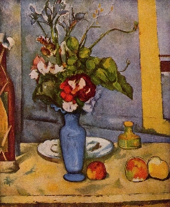 Blaue Vase nach C�zanne